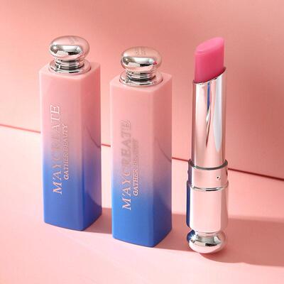 健美创研品牌渐变口红补水保湿滋润变色持久防水润唇膏裸色系黄皮