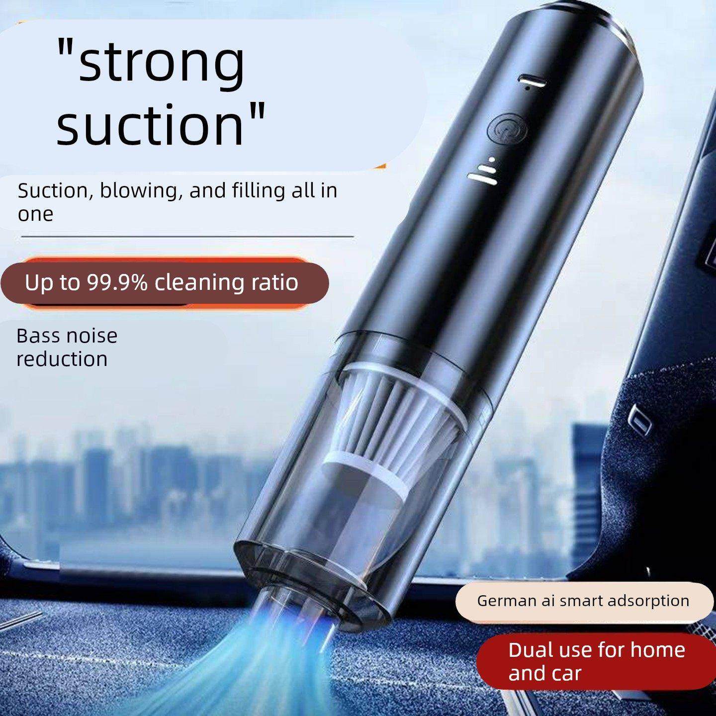 德国品质无线车载吸尘器芙霖家车两用充电式多功能强力吹吸一体机