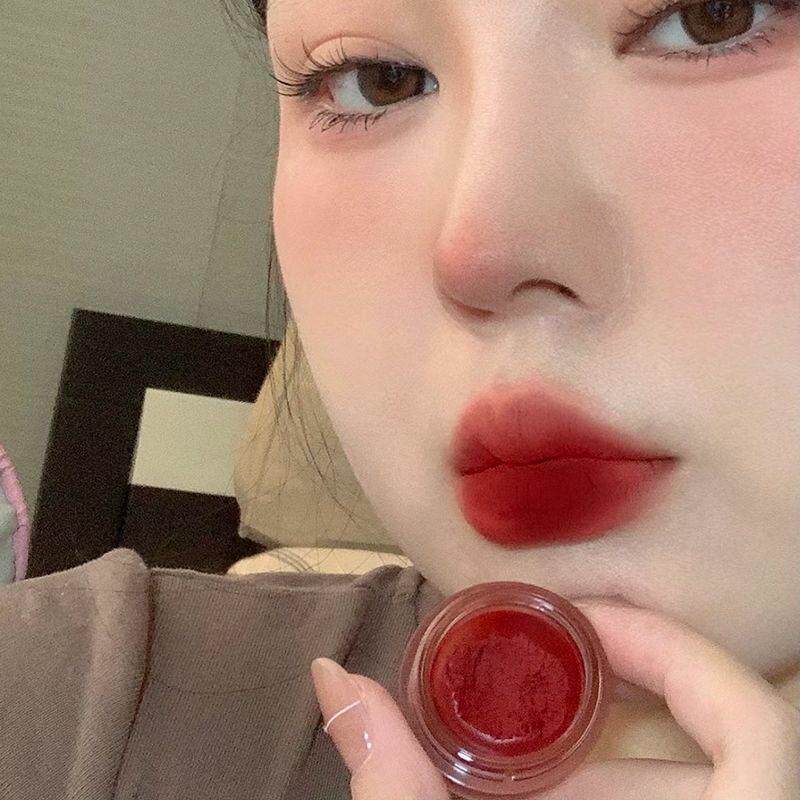 网红推荐唇泥丝绒雾面哑光罐装唇釉持久不拔干口红显白正品彩妆女