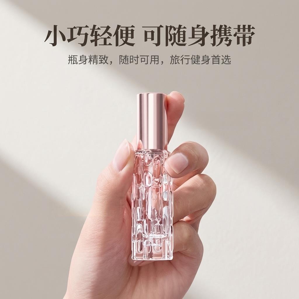 香水分装瓶高端可携式10ml试用包瓶按压式玻璃高级空瓶喷雾瓶子