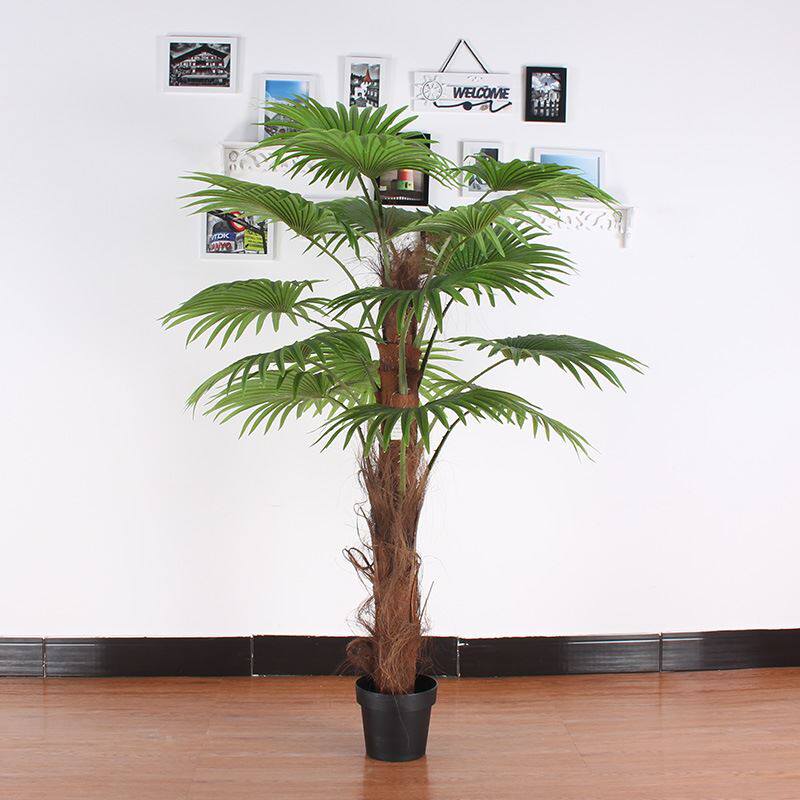 仿真扇葵 蒲葵 手感葵 棕榈树盆栽 室内装饰盆景摆设厂家直销