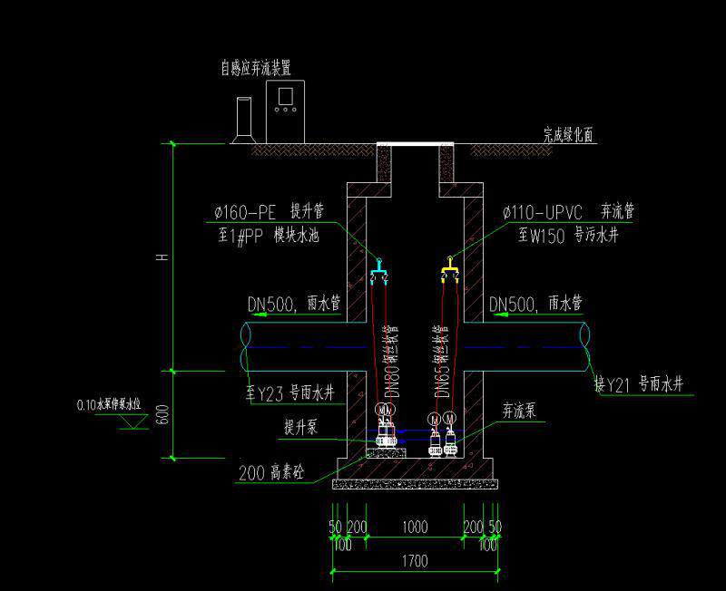 雨水弃流装置 雨水弃流器 泵动型弃流装置 雨水过滤收集系统