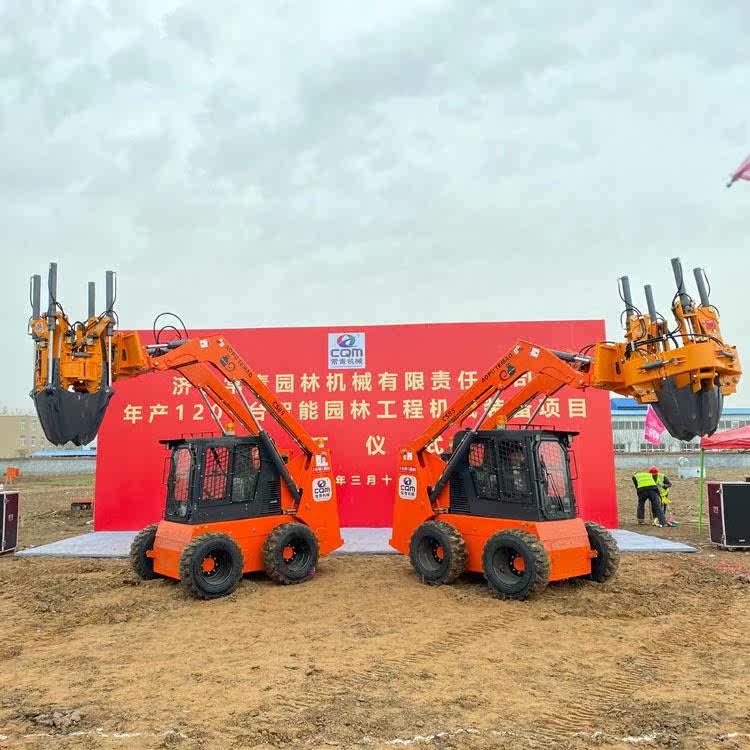 挖掘机改装挖树机 12-20公分带土球挖树铲 汽油柴油刨树机厂家