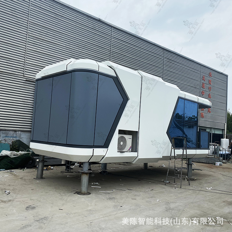 海边垂钓房景区户外渔屋装配式房屋模块房水上太空舱民宿厂家