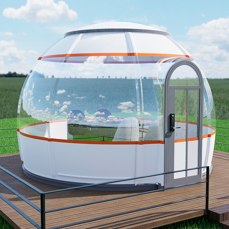 网红泡泡屋星空房帐篷PC透明星空屋餐饮民宿阳光房景观房源头厂家