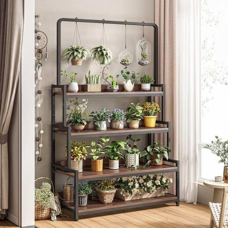 德国FZY花架置物架阳台落地铁艺悬挂式阶梯式户外庭院多肉花盆架