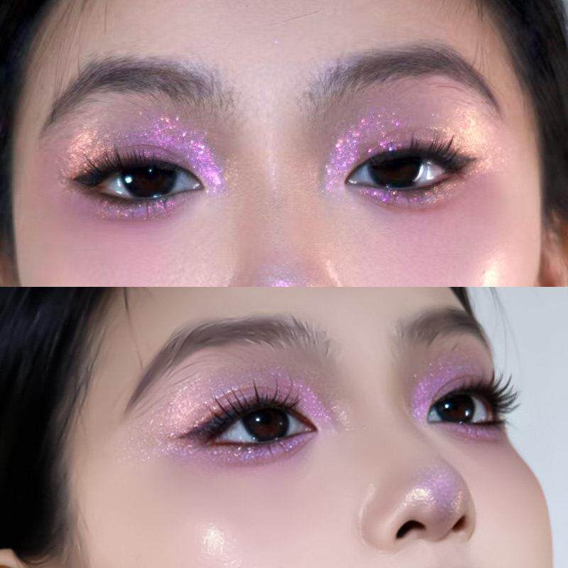 部滚哪闪哪全~PUG身可涂爆闪液体高光滚珠脸骨提亮细闪粉眼头锁卧