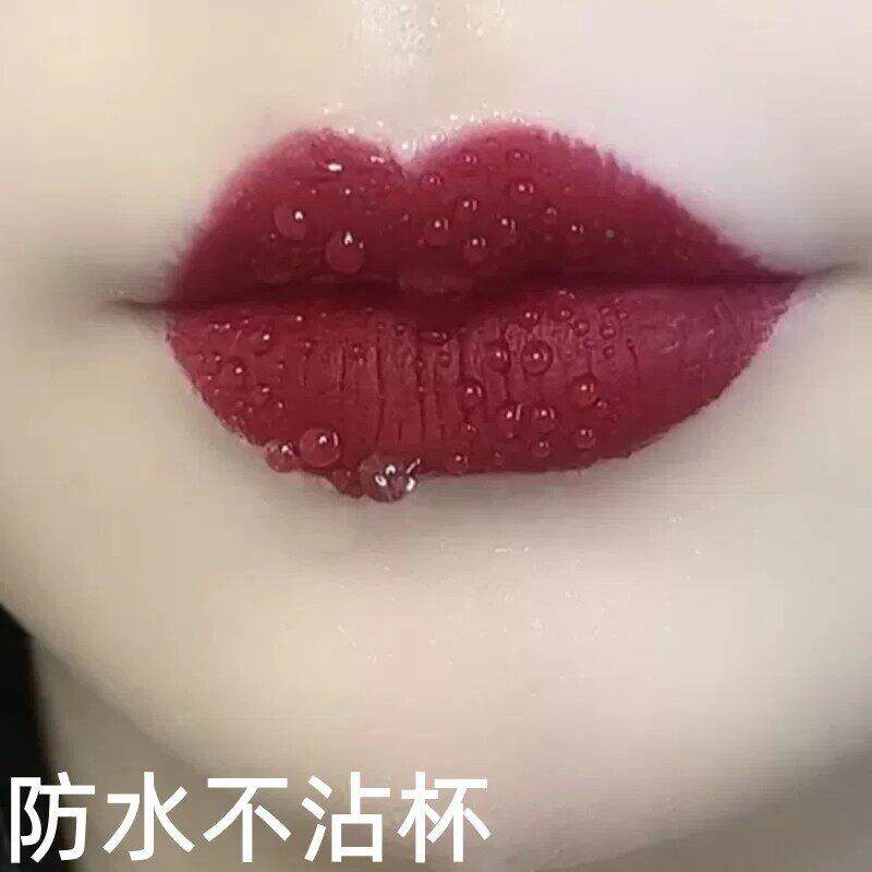 推不沾杯不掉肉桂RVI奶茶豆胡色萝卜口红沙雨荐衣素颜显白防水