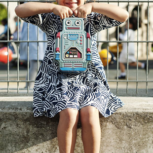 博物×SUCK Bot野餐水果零食盒户外礼物 UK复古机器人午餐盒Lunch