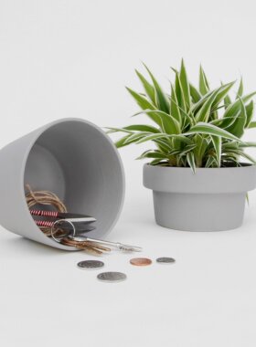 博物×SUCK UK盆栽储物罐创意陶瓷小花盆钥匙杂物收纳罐简约