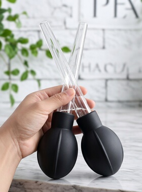 抽水器神器大吸管迷你 花盆托盘吸水器底座 园艺工具大滴管换水器