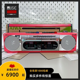【全新稀少】1975年爱华AIWA CS-W20手提磁带录音机 双卡多性能机