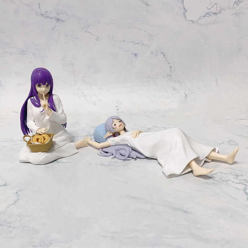 葬送的芙莉莲 睡衣菲伦 睡姿芙莉莲手办精灵魔法师美少女手办动漫图片