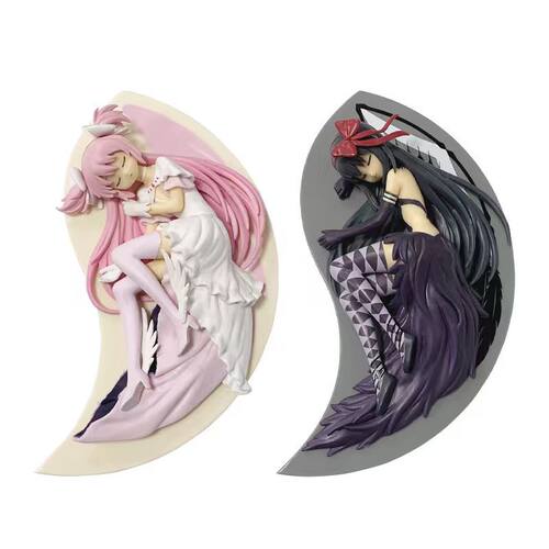 魔法少女小圆躺姿睡姿小圆 晓美焰 恶魔形态睁眼闭眼手办景品摆件