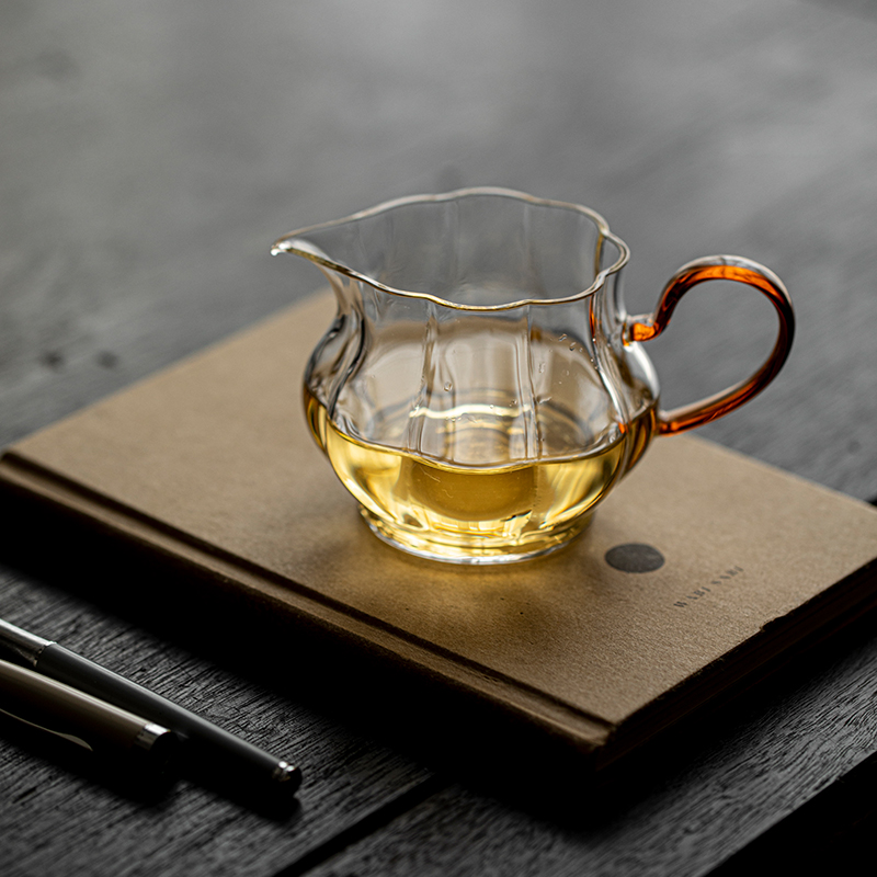 简约耐热玻璃公道杯高档纯手工