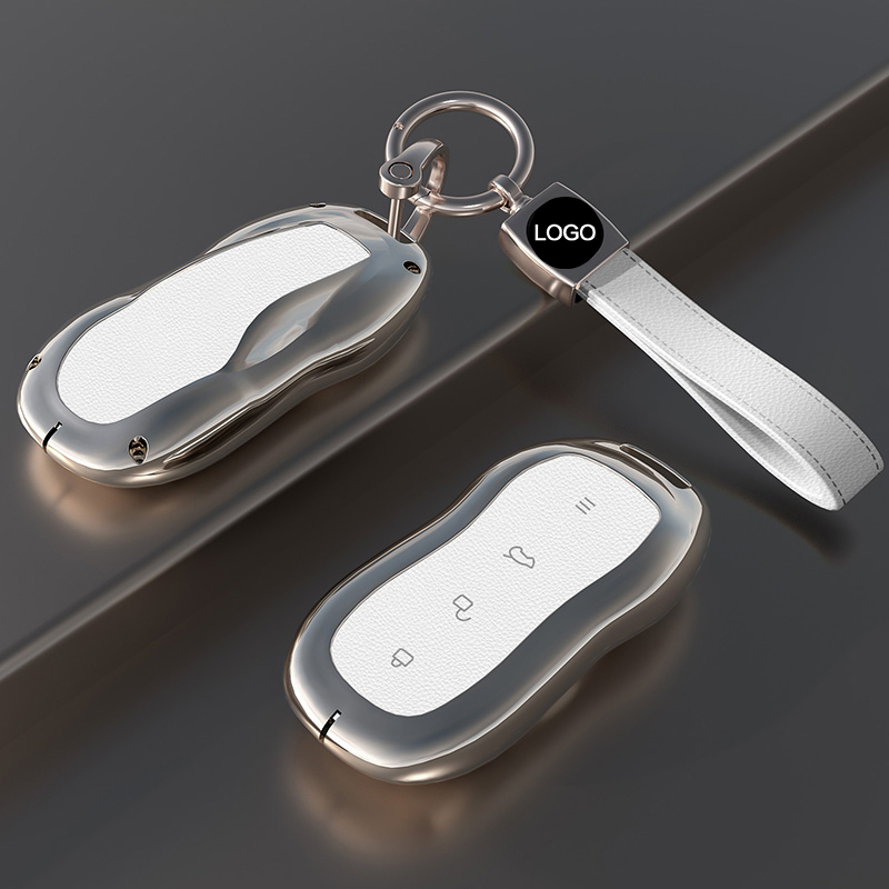 适用于小米钥匙套带标金属壳