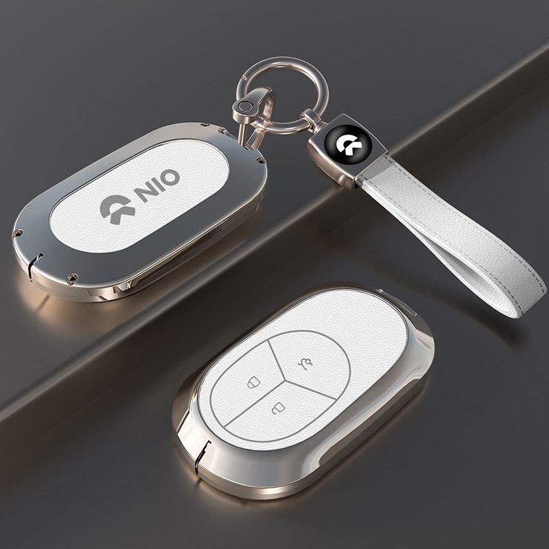 适用于蔚来钥匙套带标金属壳