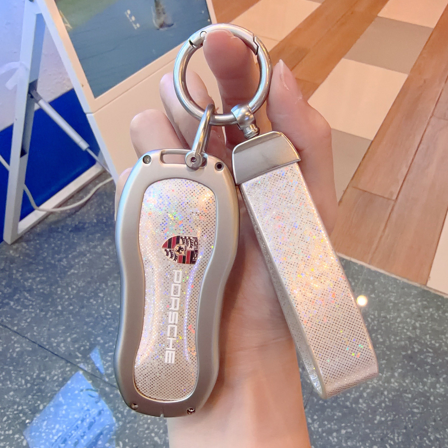 适用于保时捷钥匙套LS金属壳