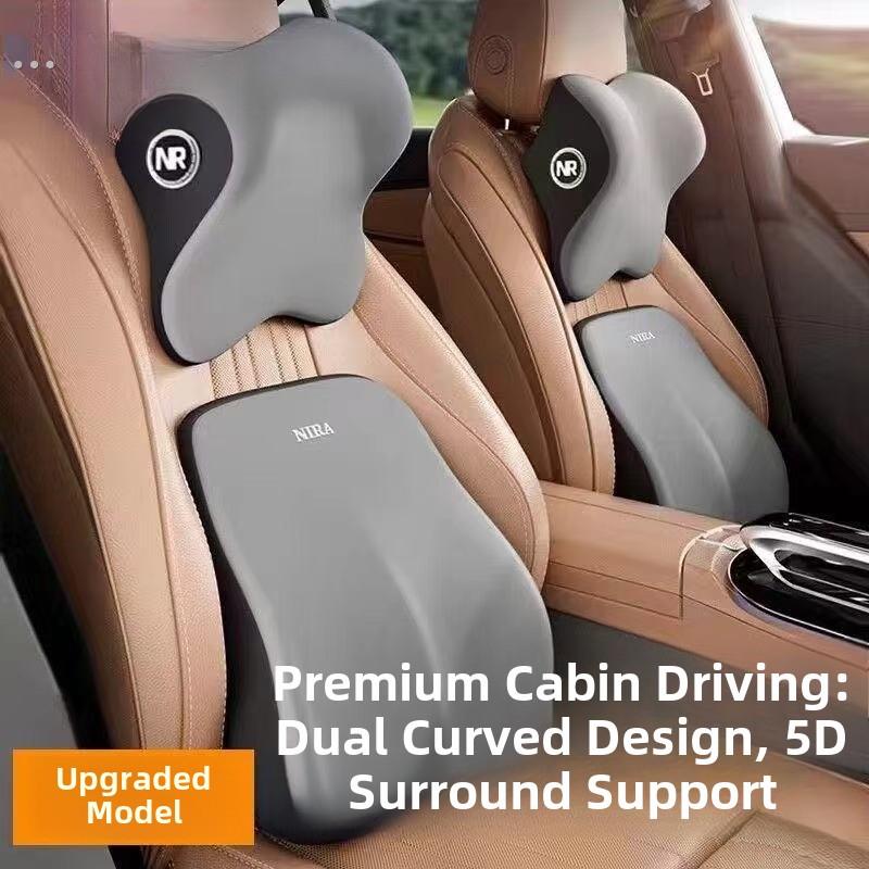 汽车护颈腰靠套装乳车用腰托靠枕腰部车载支撑靠背座椅司机护腰