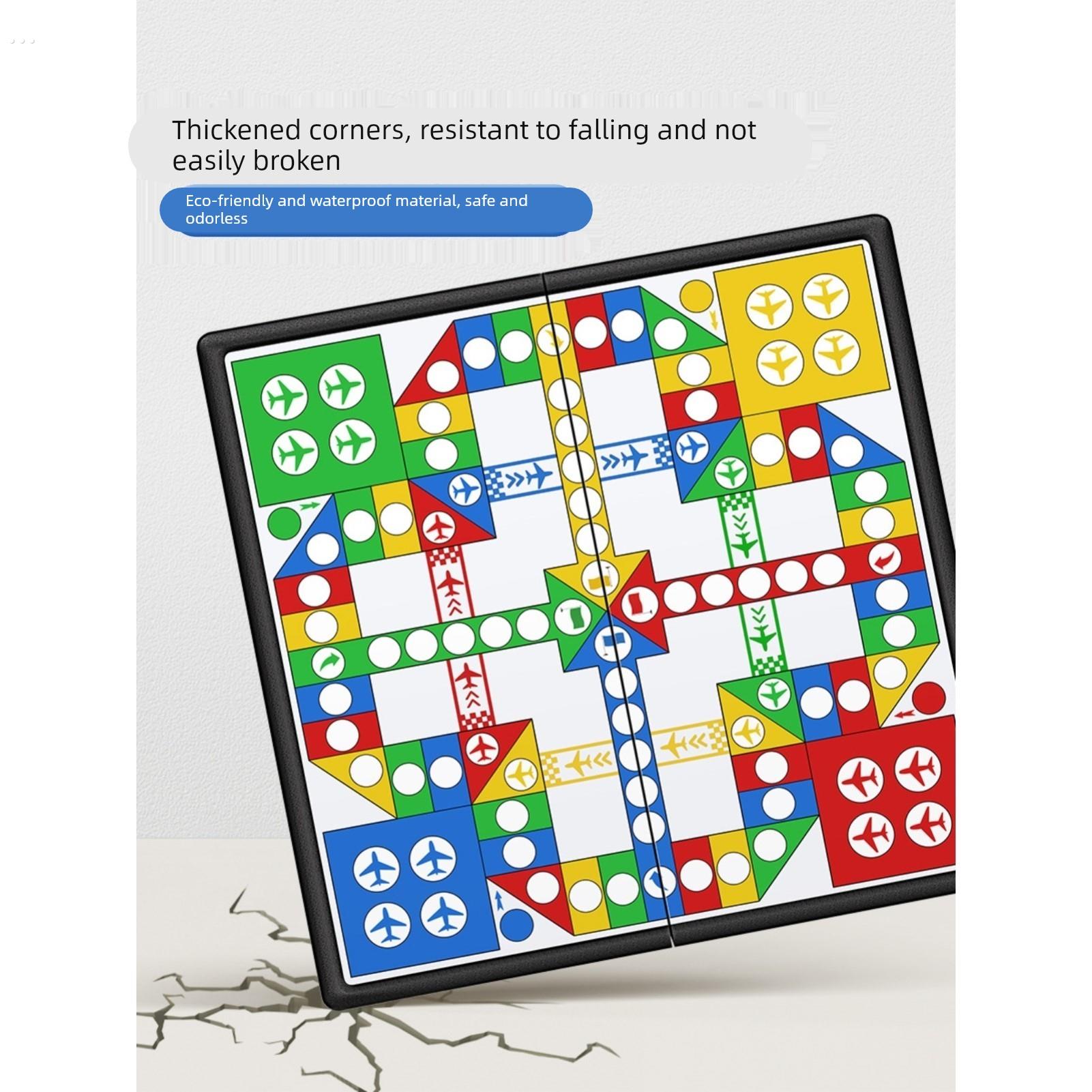 飞行棋磁吸儿童版小学生磁性磁石便携棋类益智玩具幼儿园棋盘桌游