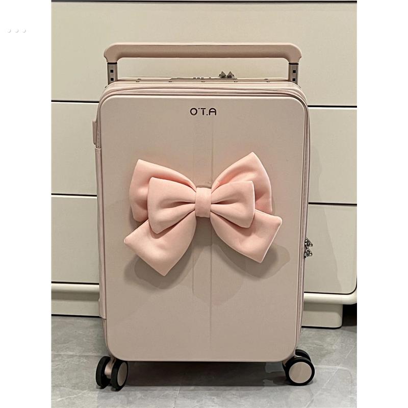 行李箱蝴蝶结装饰高颜值自制diy贴饰芭蕾风可爱少女心手提箱贴饰