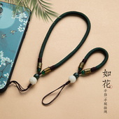 手机挂绳短款 挂手腕指环男女结实防摔菩提莲花手机链U盘吊坠防丢