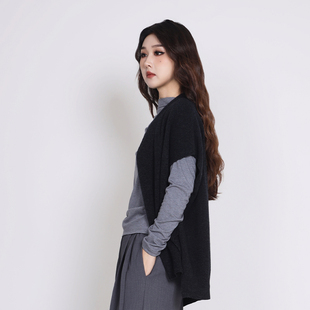 毛织马甲休闲高级感毛织V领DMS52007 简表达25冬新款 Jane express