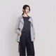 Jane express 简表达纯色格雷系女士外套通勤百搭风衣女CFY62002