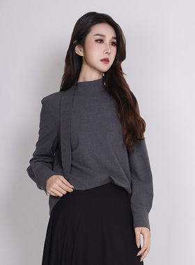 Jane express/简表达25年冬季新款气质时尚简约衬衫罩衫DZS51002