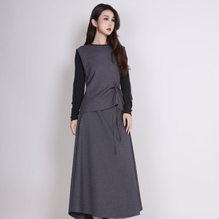 express 连衣裙无袖 简表达25年冬季 优雅时尚 DLY51008 新款 Jane