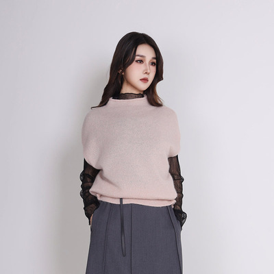 Jane express/简表达25冬新款毛织马甲宽松型针织衫百搭DMS51020