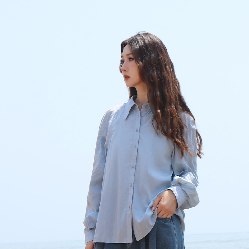 Jane express/简表达简表达25秋季新款时尚气质长袖衬衫QCY51002