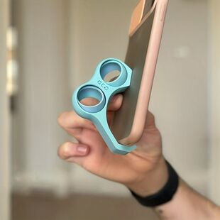 懒人手机不累支架创意人体工学小拇指神器手指辅助手持解放掌上