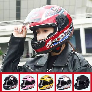 男士巡航摩托车头盔女士冬季头盔包全盔头盔电动车女冬天保暖冬款