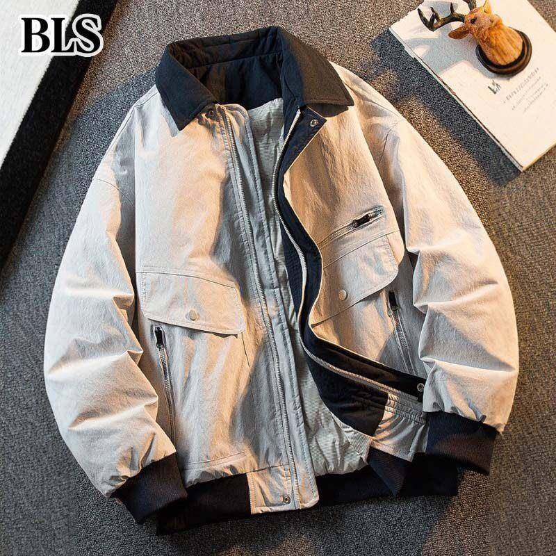 高端工装夹克羽绒服男士冬季2025新款爆款加厚保暖白鸭绒翻领外套