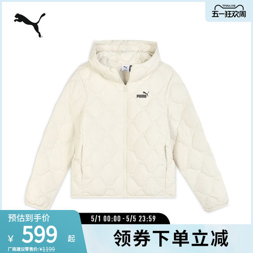 PUMA彪马女保暖连帽羽绒外套