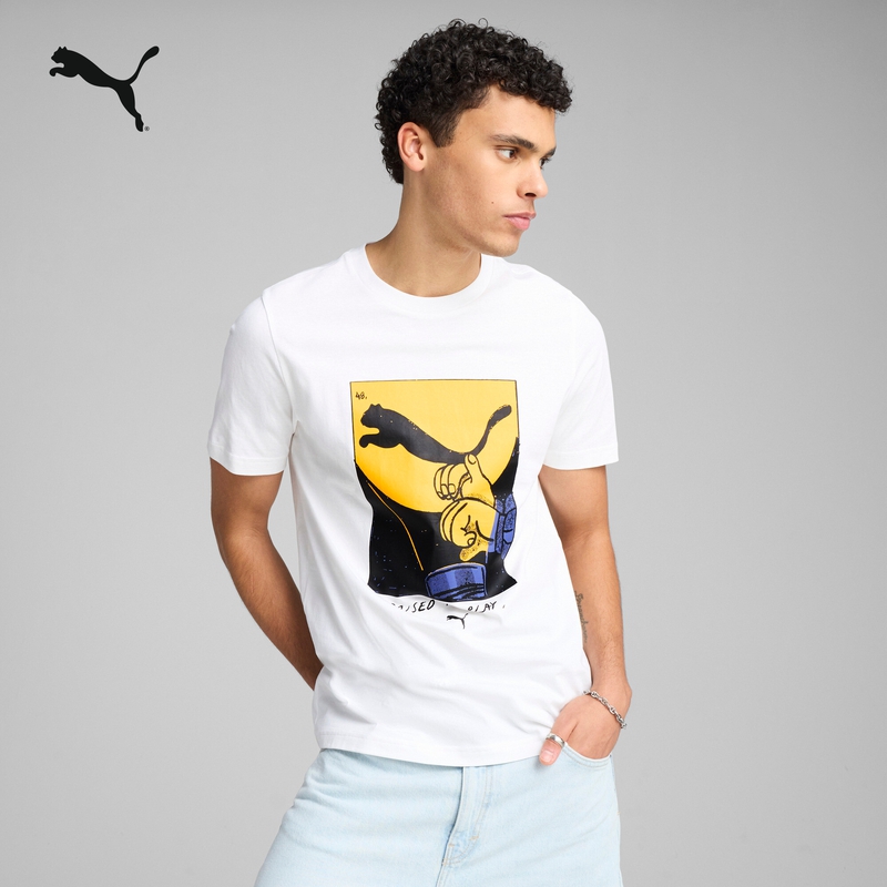 PUMA彪马男子运动休闲潮流印花短袖T恤  SHADOW PLAY TEE 632946