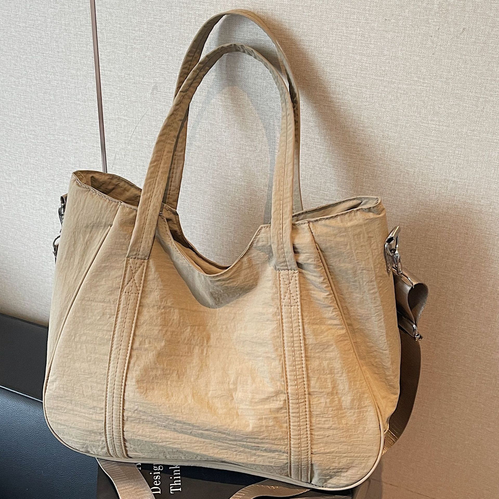 韩版ins时尚大容量帆布托特包手