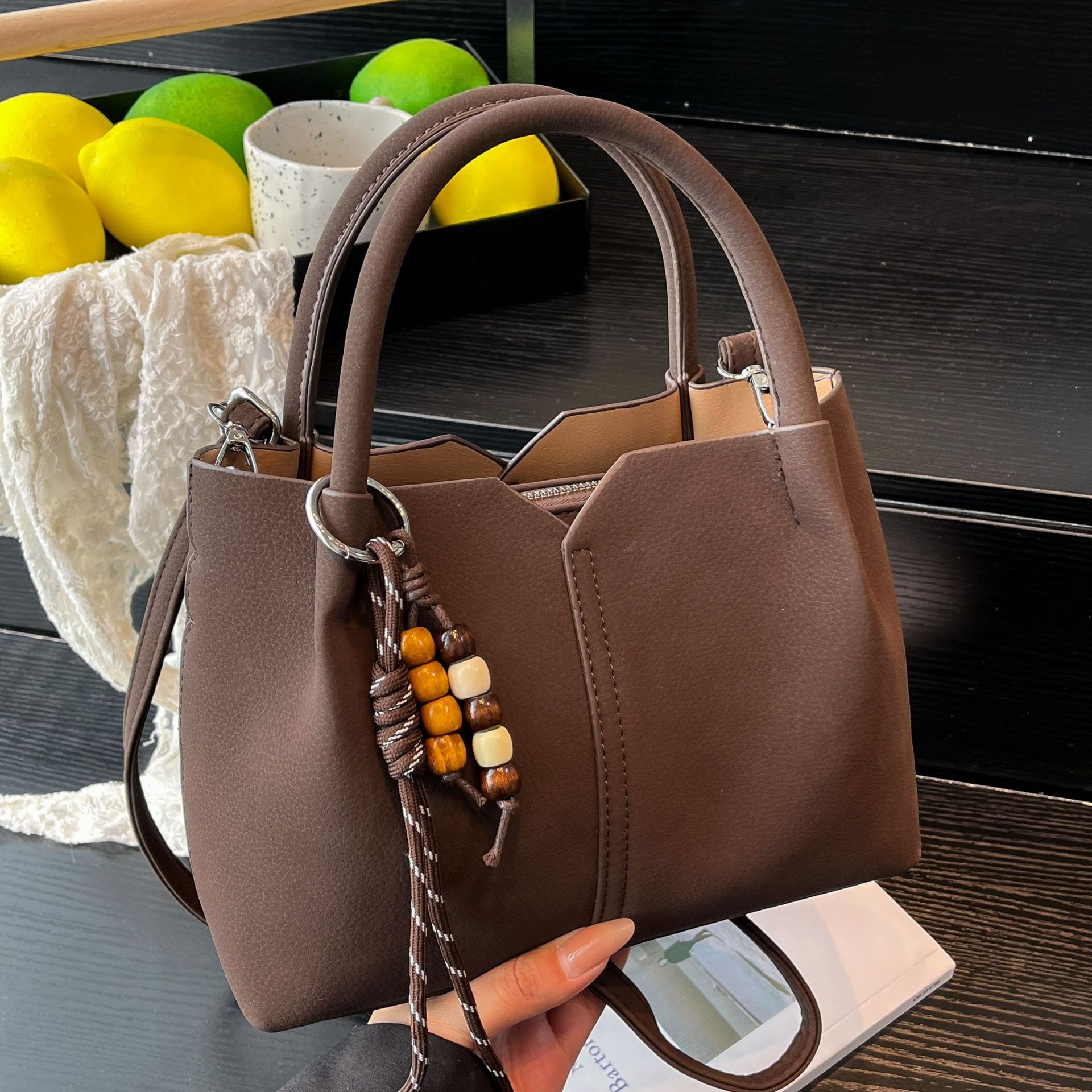 韩版手拎水桶2025秋季潮时尚大容