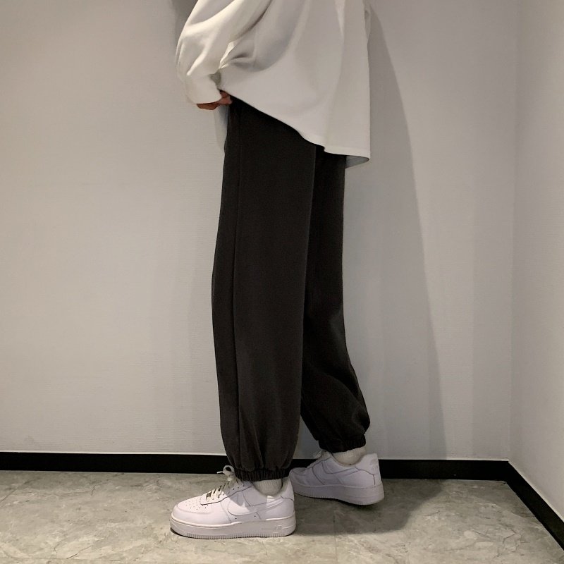 K2756P55秋冬卫裤男裤子宽松百搭束脚休闲长裤休闲裤运动裤,男装休闲裤,星座510A-6