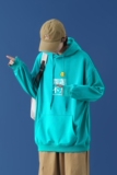L2300P48中性模特新款卫衣男装宽松港风日系外套连帽衣服宽松卫衣，男装卫衣，星座510A-6