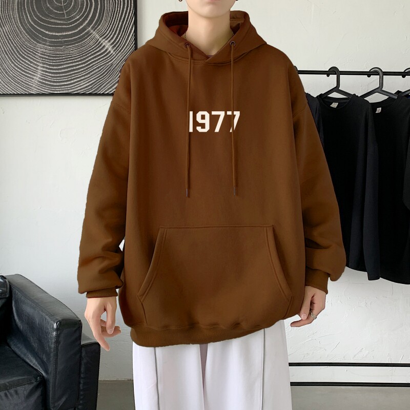 L6183P50春秋新款2023新品连帽卫衣50棉高货男士落肩宽松卫衣,男装卫衣,星座510A-6