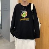C2622P30潮牌长袖纯棉t恤秋季体恤宽松潮流潮趣文字印花宽松T恤，男装T恤，星座510A-6