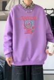 Y2448P38主推2021秋季ins潮男士潮趣印花卫衣时尚圆领宽松上衣，男装卫衣，星座510A-6