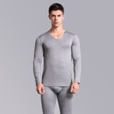 NA2360P18藏青色加绒男士保暖内衣套无痕保暖内衣薄款V领秋衣秋裤，保暖内衣，星座510A-6