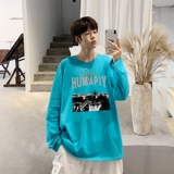TC4007P30男士长袖T恤2023新款纯棉卫衣秋装上衣服男青少年打底丅，男装T恤，星座510A-6