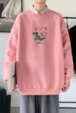 Y2446P38秋季男士bf宽松卫衣港风卫衣新款圆领韩版潮流衣服，男装卫衣，星座510A-6