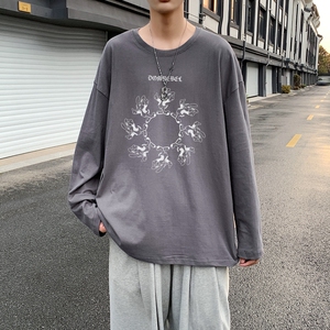 TC5184P30卫衣男潮流秋款衣服宽松运动套头圆领春秋季新款上衣服图片