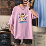 T3352P25春夏新款港风落肩纯棉男T仓库正常配送短袖2022男宽松T恤，男装T恤，星座510A-6