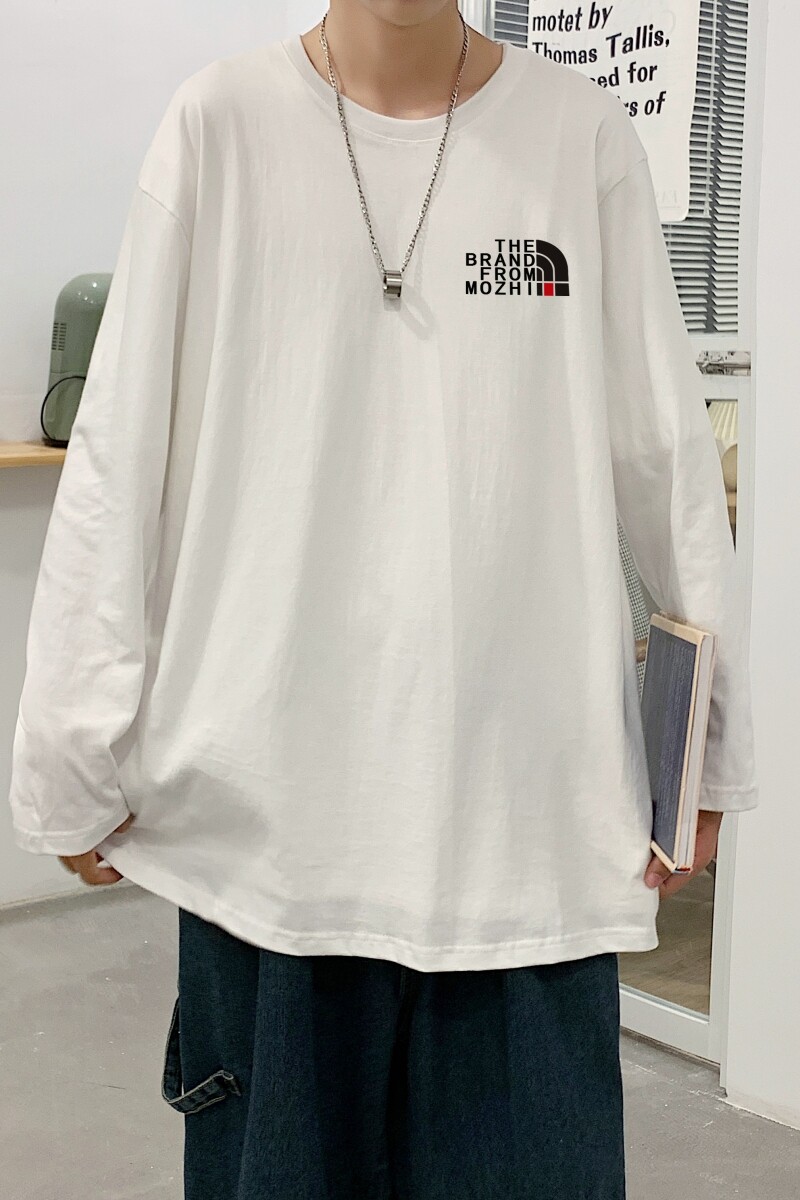 C2706P30潮牌长袖纯棉t恤秋季体恤宽松潮流潮趣文字印花宽松T恤,男装T恤,星座510A-6
